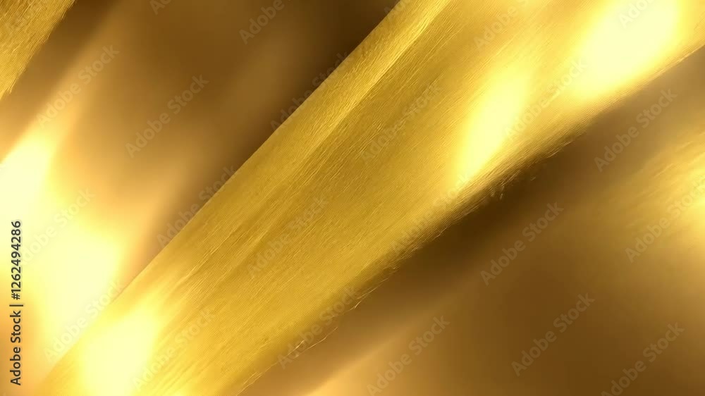 Poster abstract video background with a golden, metallic texture. diagonal lines create a dynamic feel. sho