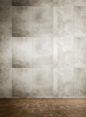 Large luxury modern bright interiors Living room mockup illustration 3D rendering image