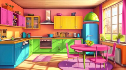 modern kitchen interior