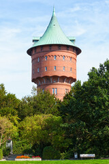 Water reservoir tower at Cuxhaven