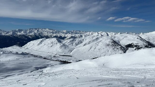 Baqueira Beret ski resort in Spain
