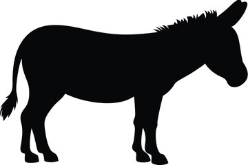 Donkey silhouette