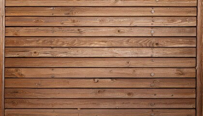 Obraz premium Horizontal brown wooden planks texture background