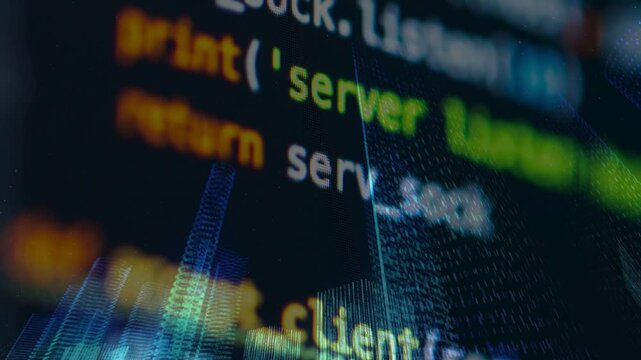 binary code programing background