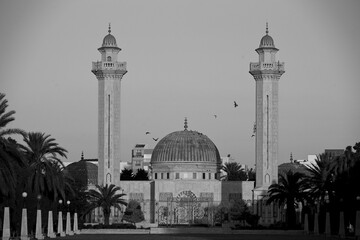 La Moschea e il Mausoleo di Bourguiba, leader della lotta per l'indipendenza e fondatore della...