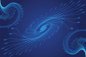 abstract fractal wave  background, abstract background with blue lines and swirls, Abstract Blue Energy Flow, Abstract Blue Flower Design,