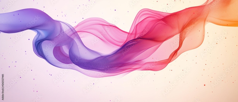 Poster soft hues blend together in a graceful flow, creating an ethereal atmosphere that evokes emotion and