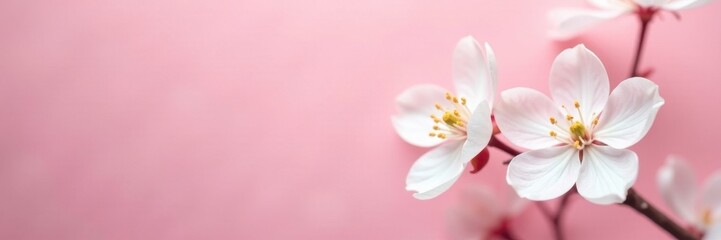 Delicate white blossoms on a soft pink backdrop, soft, backdrop