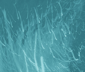 Deep Teal Noise and Static Abstract Background for Modern Designs