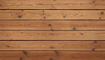 Fototapeta premium horizontal brown wooden planks background texture