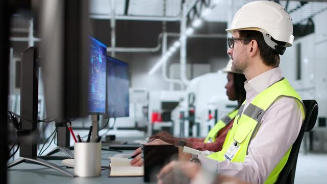 Scada Automation Software On Desktop Computer