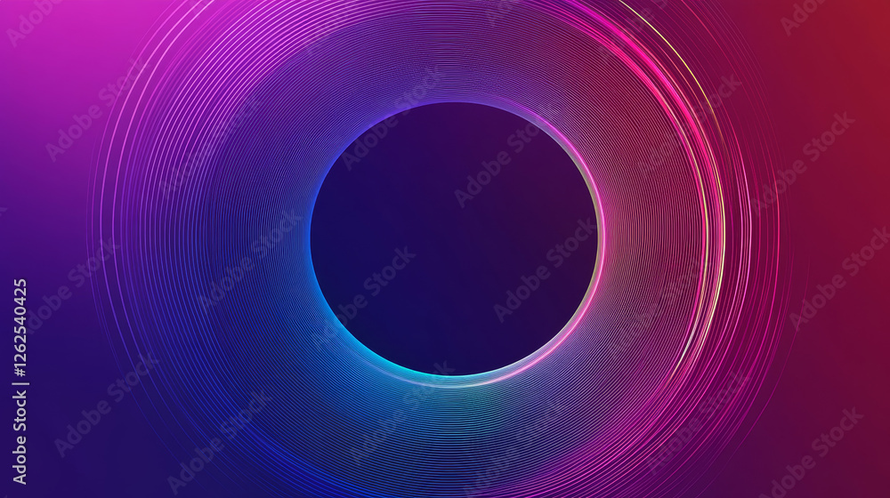 Poster abstract colorful circle background for futuristic design. vector version also available in gallery