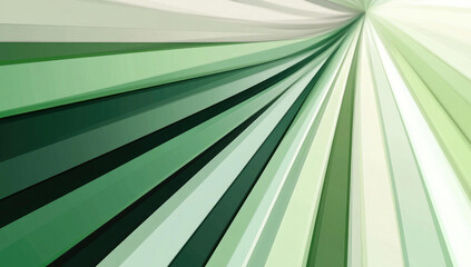 Abstract Green and White Radiating Lines Design Background Image