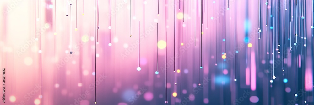 Poster abstract pink background with light streaks and bokeh effect background for trendy design