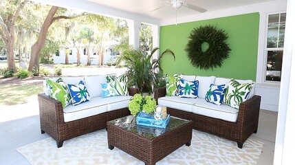 Stylish outdoor relaxation