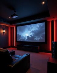 Home Cinema Screening Room Setup