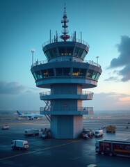 Modern Airport Control Tower Operations
