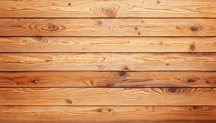 a close-up of a rustic wooden wall. The planks are arranged horizontally and show the natural grain and texture of the wood. The color of the wood is warm and inviting. 