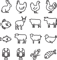 farm animals collection