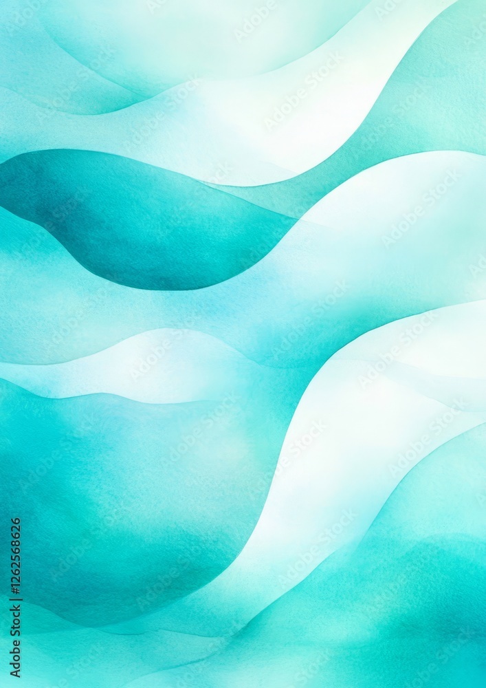 Poster blurry turquoise backdrop perfect for adding copy space.