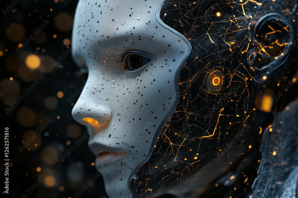 Poster humanoid intelligence with neural network concept