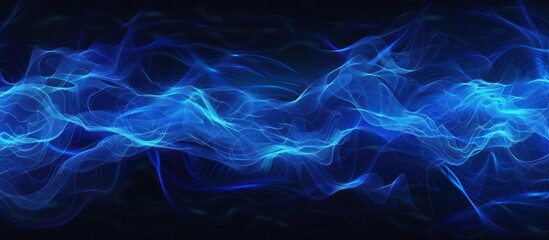 Abstract digital background technological processes, neural networks digital storages, sound and graphic forms, science or education.