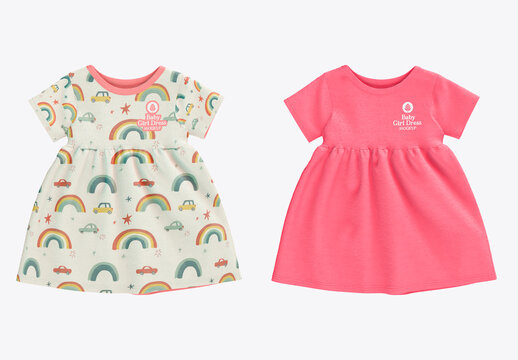 Baby Girl Dress Mockup