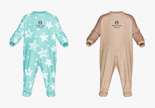 Baby Suit Mockup