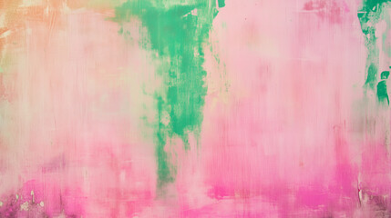Fototapeta premium Pink And Green Abstract Watercolor Texture