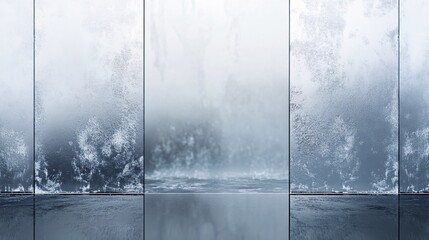 Minimalist glass texture with frosted elements, creating an abstract and sleek design, perfect for modern backgrounds and contemporary visuals.