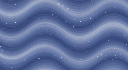 Serene abstract art captures the magic of a starry night
