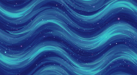 Abstract art evokes the serenity of a starry night sky