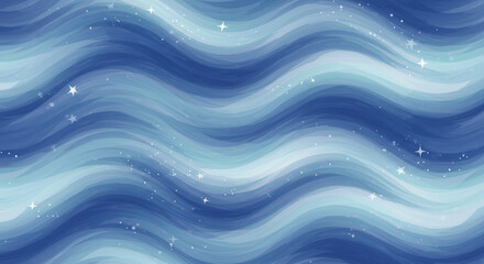 Abstract art evokes the serenity of a starry night sky