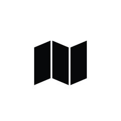 map with pointer vector icon GPS navigator  navigation