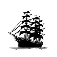 a ship silhouette