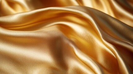 Fototapeta premium Elegant gold texture with a brushed satin finish, creating a refined, luxurious backdrop with soft, subtle sheen.