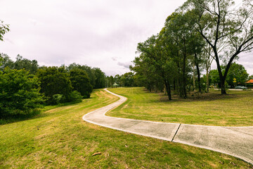 Fototapeta premium Currans hills and its green spaces 