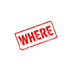 Where text stamp red rubber stamp on white background. Generative AI