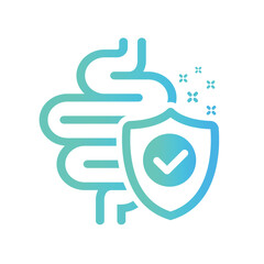 Digestion sing for design, icon, vector.