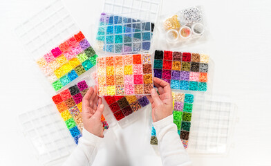 Colorful Clay Beads Set for Creative Kids' Bracelet Making