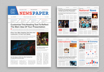 Classic Newspaper Design Template