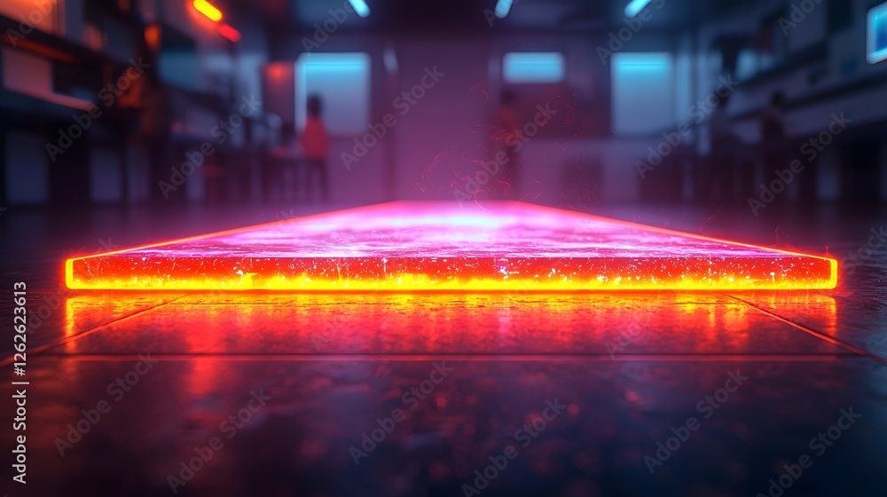 Poster glowing conveyor belt in classroom transforms student knowledge and skills into successful stories