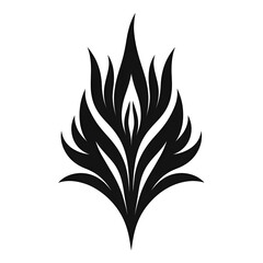 flames silhouette