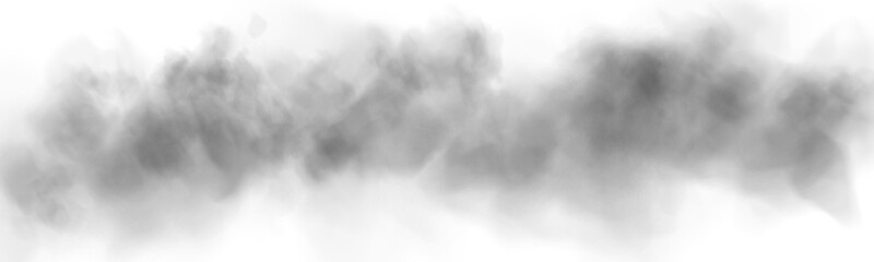 Bright black Smoke Cloud Illustration. Fantastic black smoke. Magic smoke. Smog cloud on podium or stage. Fog vapor over ground or water surface, magic haze. Magic smoke, magic fog, black steam. PNG. 