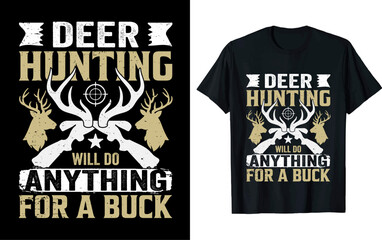Hunting Vector t shirt design, vector illustration, Hunting design, Hunting silhouette style.
