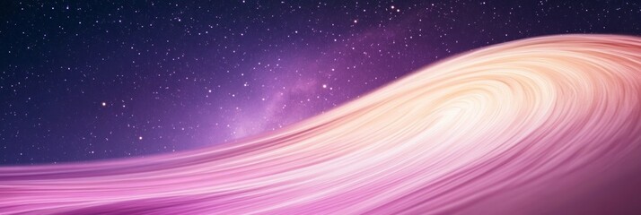 Elegant Abstract cosmic background with swirling hues of violet indigo and blue blending into clusters of bright stars vast and energetic 