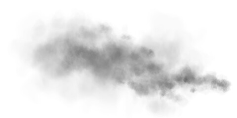 Bright black Smoke Cloud Illustration. Fantastic black smoke. Magic smoke. Smog cloud on podium or stage. Fog vapor over ground or water surface, magic haze. Magic smoke, magic fog, black steam. PNG. 