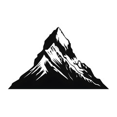 a mountain silhouette