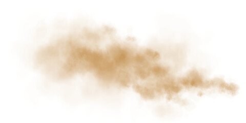 Bright Golden Smoke Cloud Illustration. Fantastic golden smoke. Magic smoke. Smog cloud on podium or stage. Fog vapor over ground or water surface, magic haze. Magic smoke, magic fog, golden steam. PN