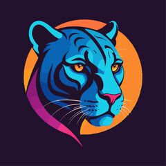tiger head vector
